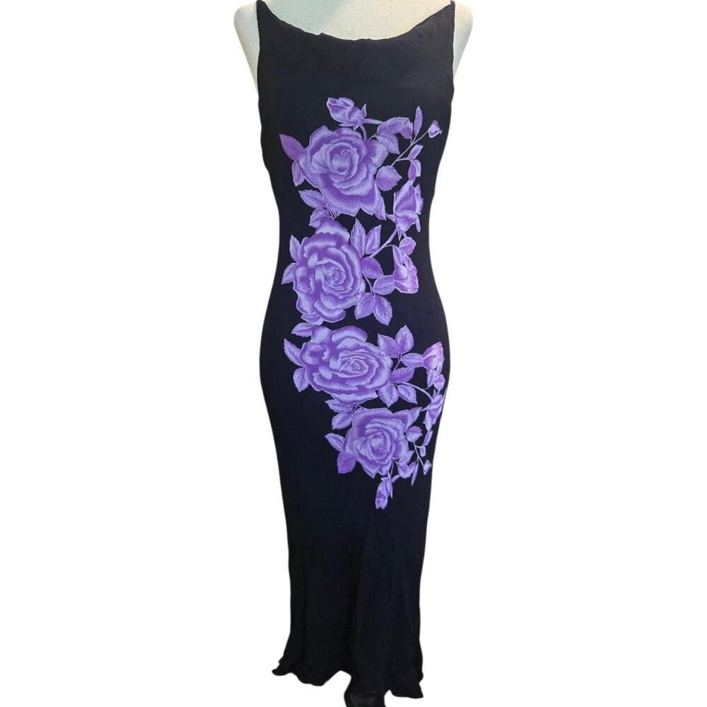 Y2k american angel black slip